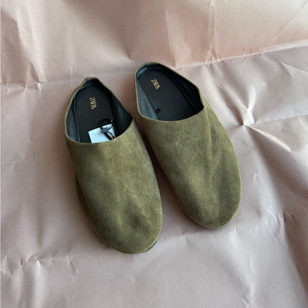 Zara Suede Mules